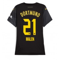 Fotbalové Dres Borussia Dortmund Donyell Malen #21 Dámské Venkovní 2024-25 Krátký Rukáv